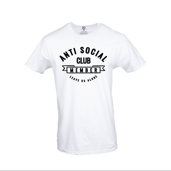 Anti-social club graphic Tee - Picture 3 of 8